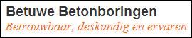 Betuwe Betonboringen